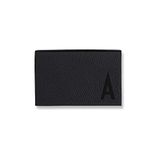 Design Letters Geuine Lederen RFID Blokkeren Gepersonaliseerde Creditcard, Visitekaarthouder - P