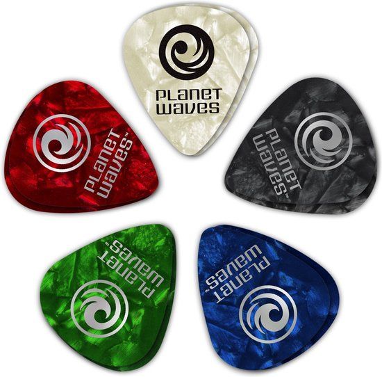 D'Addario Celluloid Picks 1.25mm 10-pack - Extra Heavy - Plectrum Set