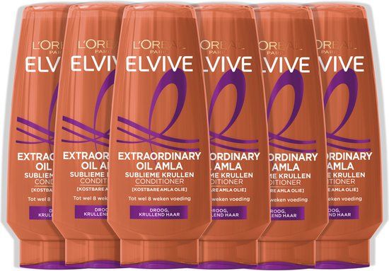 L'Oréal Elvive Extraordinary Oil Amla Conditioner - 6 x 200ml