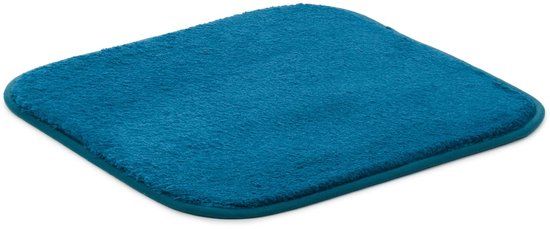 texpot Badteppich Premium Microfaser rutschfest Rio Badmatte 50 x 45 cm Benzine