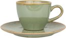 Bonna Sage Snell - Tasse à expresso & soucoupe - 80 cc - Porcelaine - set de 6