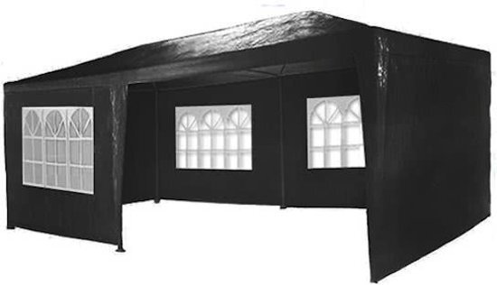 Maxx - Partytent feesttent 3x6m - zijwanden - ZWART