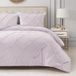 Juicy Couture Kiss Plooi Pluche Micromink Lavendel Paars Full/Queen Dekbed Set