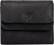JOST Leren portemonnee Odense Wallet Black zwart