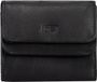 JOST Leren portemonnee Odense Wallet Black zwart