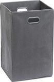 Simple Houseware Opvouwbare kast wasmand mand, donkergrijs