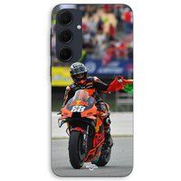 Maniacase Coque Pour Samsung galaxy A55 Miguel Oliveira moto gp rapeau Portugal