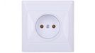 Ospel GP-1A/00 stopcontact, wit, IP20, 16 A, 82 mm, 42 mm, 82 mm