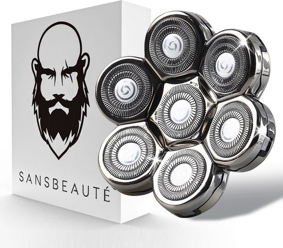 Sansbeauté® Scheerkop - Vervangbaar Scheerhoofd met 7 Bladen