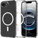 Spigen Crystal Flex MagFit Hoesje Geschikt voor Apple iPhone 17e / 16e Back Cover Compatibel met MagSafe TPU Transparant Wit