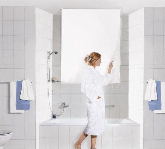 KLEINE WOLKE DV Rolgordijn - Wit - 140x240cm