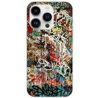 Apple iPhone 14 Pro Bedrukt siliconen hoesje Graffiti 1