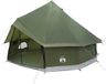 vidaXL Tipi Tent 6-persoons Leger Groen Polyester en Staal