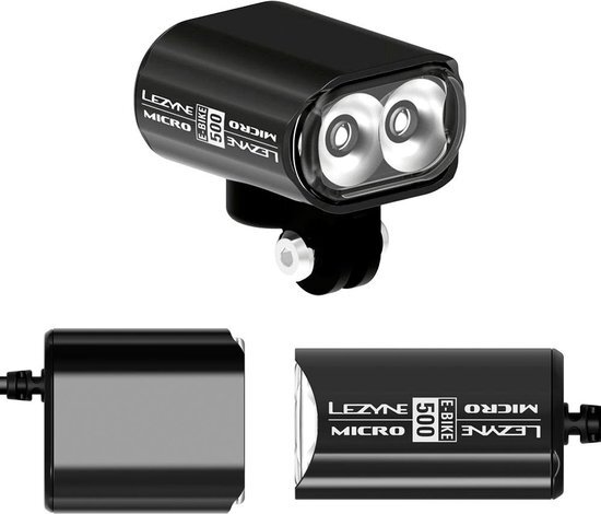 Lezyne EBike Micro Drive 500 Voorlicht, zwart