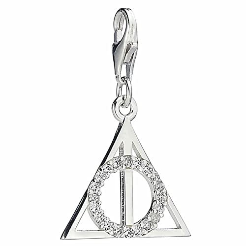 Harry Potter Deathly Hallows Clip op Charm met Crystal Elements door The Carat Shop