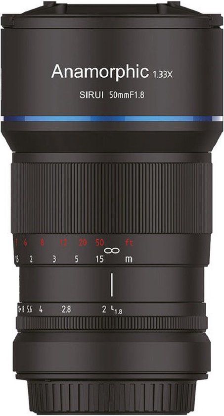 Sirui 50 mm F1.8 Anamorphic Lens 1.35X (MFT-mount)