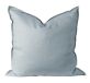 Scandi Living Housse de coussin en lin Calm 50x50 cm Bleu Ciel
