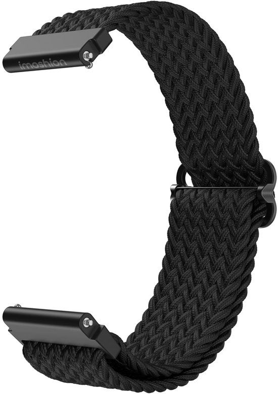 imoshion Nylon geweven bandje - Universeel 22 mm aansluiting - Zwart