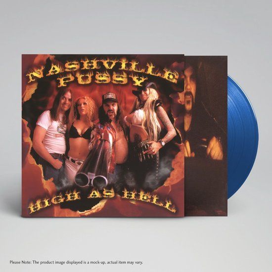 High Nashville Pussy High As Hell LP Coloured Vinyl Blue