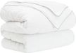 vidaXL - Dekbed - Set - 3-delig - 200 x 220 cm - Bamboe - Wit