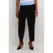 Kaffe Kamerle - Cropped High Waist Pantalon - Zwart