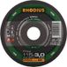 Rhodius FT44 201750 Jeu de disques de coupe 25 pièce(s) Pierre, Métal non ferreux