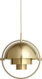 Gubi Multi-Lite suspension lamp brass