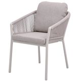 Joshua Joshua fauteuil de jardin corde aluminium latte sable