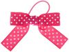 Mopec S9836.34 Wit Fuchsia Topos en Elastisch Koord, 15 mm, 24 Stuks, Stof/Weefsel, One Size