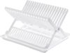 PLASTICFORTE Égouttoir - 2 niveaux - blanc - avec bac de récupération - 37 x 33 cm