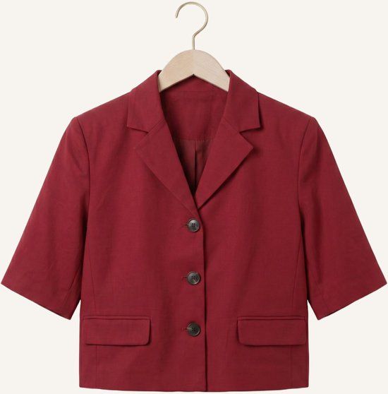MSCH Copenhagen Mschkeeley Edelmira 2 4 Blazer Dames - Rood - Maat L