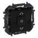 LEGRAND Jalousieschakelaar 6AX inbouw Niloé Step, antraciet, 398246B