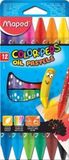 Maped Office Colorpeps oliepastel krijt - Verschillende kleuren - 12 stuks