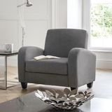 Julian Bowen Vivo-stoel in schemergrijs chenille