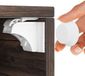 Serrure de sécurité pour chambre d'enfant – Réglages d'armoires et de tiroirs avec 12 serrures et 3 clés – Armoires de cuisine adaptées aux enfants – Blanc