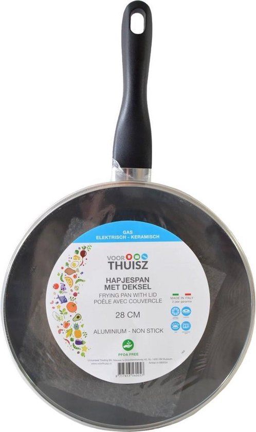 Voor Thuisz Lugano Hapjespan met Deksel 28 cm