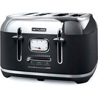Muse Muse Broodrooster MS-131 BS Zwart en Wit