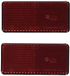 HELLA VALUEFIT Reflector - Rood - Rechthoekig - Gekleefd/Opbouw - Achter - 8RA 003 326-931