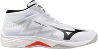 Mizuno Lightning Select Mid Indoor Schoenen Unisex Volleybal Halfhoog Wit/Zwart/Fiery Rood Maat 40.5