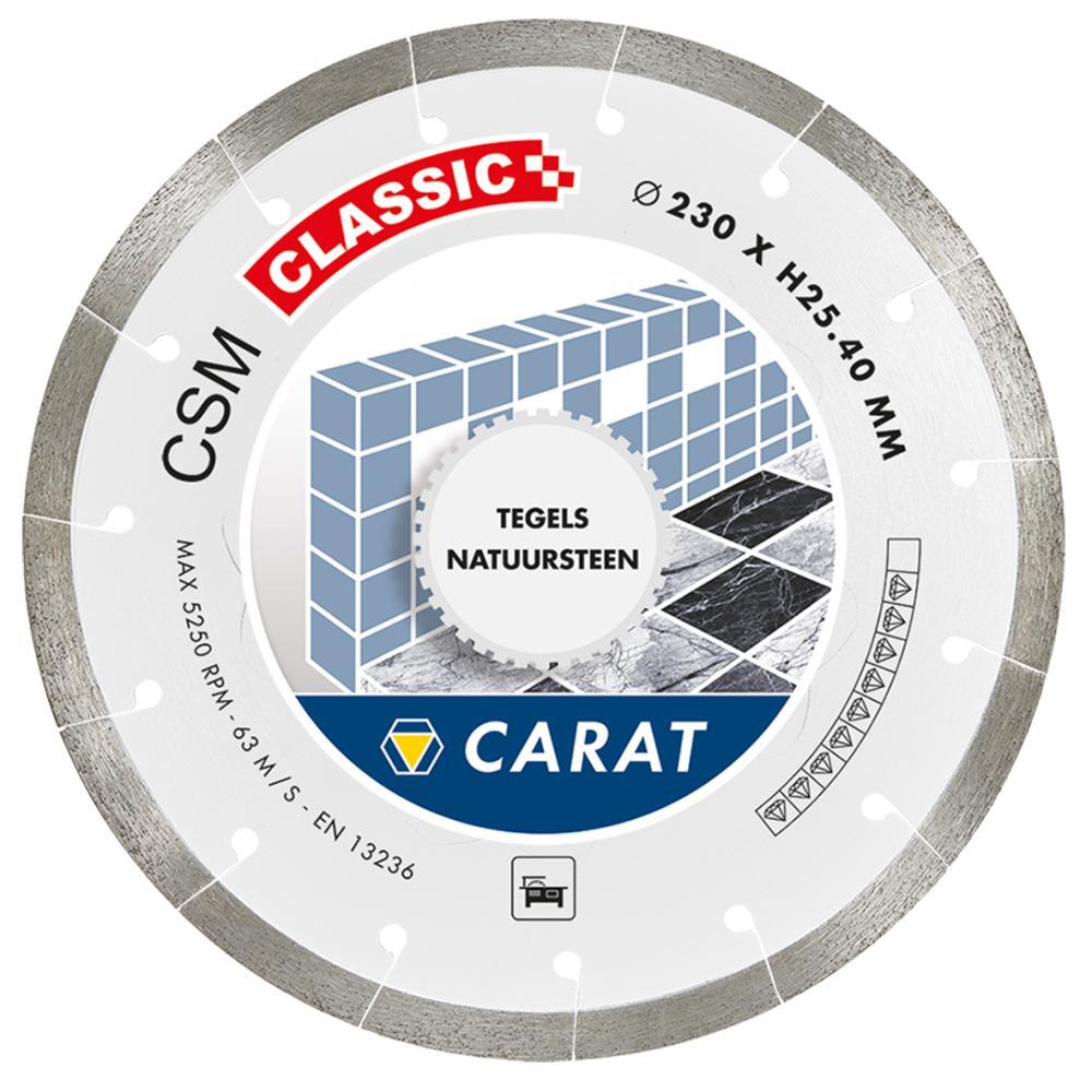 Carat Diamantzaag Tegels Ø230X25,40Mm, Csm Classic