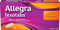 Allegra Fexotabs Hooikoortstabletten 120 mg - 20 tabletten