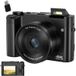 SZSMART SZSMART DC218L 4K 64MP digitale camera met dubbele lens, autofocus en 20 filters voor beginnende vloggers