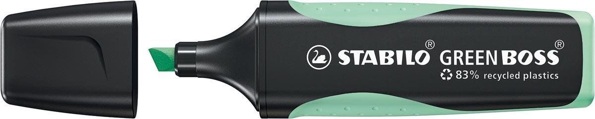 Stabilo GREENBOSS PASTEL markeerstift - hint of mint - PAK VAN 10