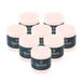 Spaas 8x Rustieke Pillarkaars 70/70 mm 25u, Lichtroze