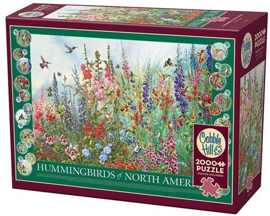 Quilt Cobble Hill Tęczowy Patchwork 2000-delige Puzzel