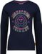 Vingino Josje T-shirt Meisjes Katoen Korte mouw Dark Blue Maat 152
