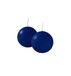 Cereria di Giorgio kerstballen, was, blauw, 4,5 x 4,5 x 4,5 x 4,5 cm, 12 stuks