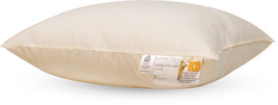 Tershellinger Terschellinger Eco Wollen Hoofdkussen - 60x70cm - Zacht/Medium