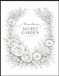 Monochrome Secret Garden: An Elegant Black and White Floral Collection of Intricate Botanical Designs for Relaxation and Creative Calm