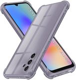 Techsuit Hoesje geschikt voor Samsung Galaxy A05s - Shockproof Silicone Back Cover - Zwart